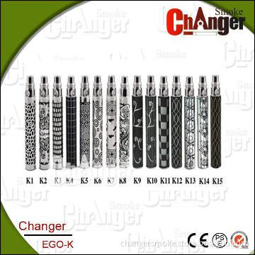 fashion look nice electronic cigarette ego k battery 650mah
